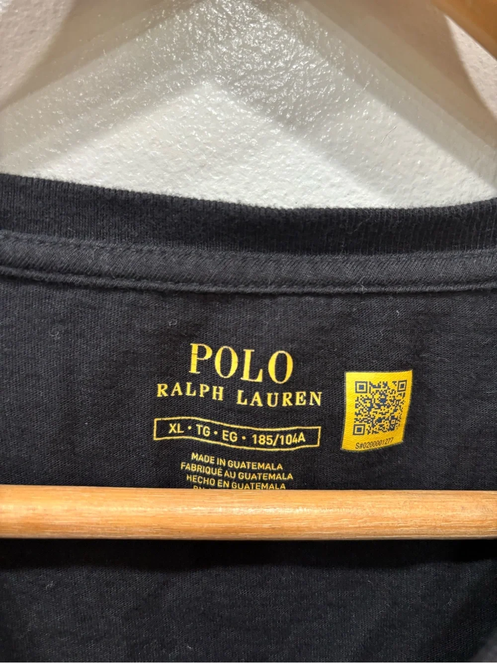 Polo Ralph Lauren Big Pony 3 Black Shirt Men’s Size XL